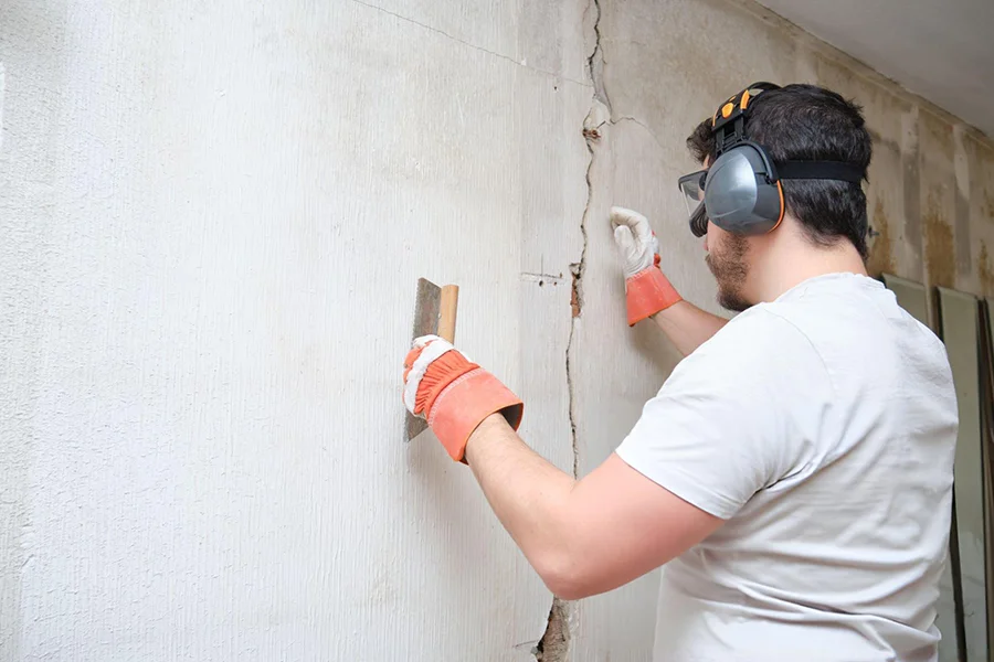 Cracked Wall / Structural Repair in Warrenton, VA