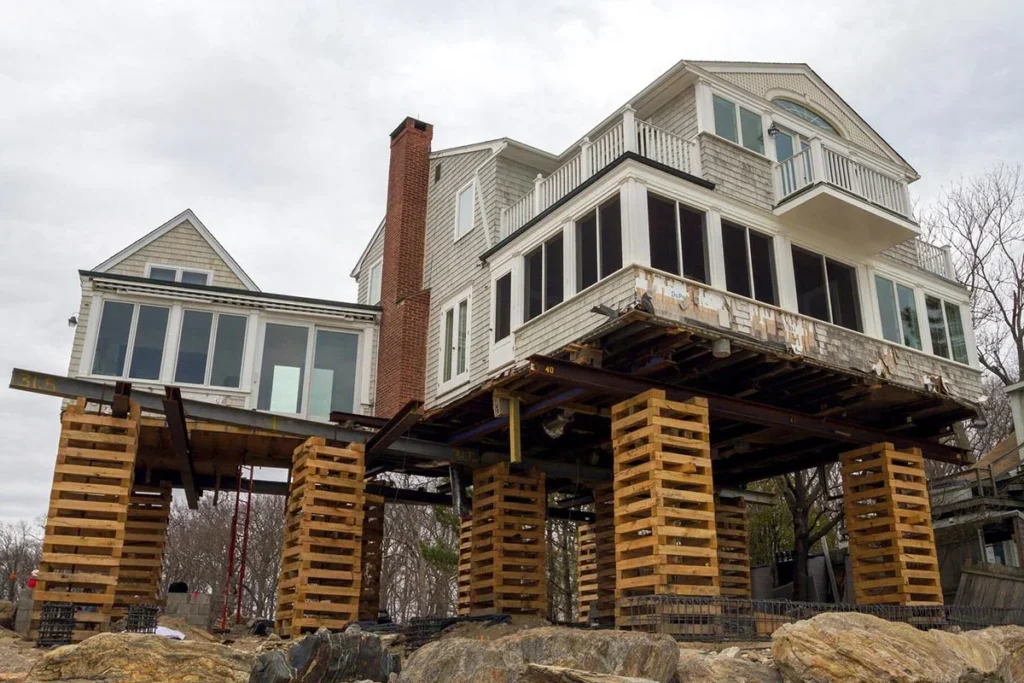 Elevated Pilings or Stilts Foundation Repair in Warrenton, VA