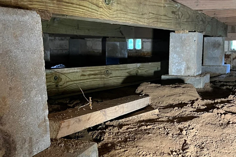 Pier and Beam or Block and Base Foundation Repair in Warrenton, VA